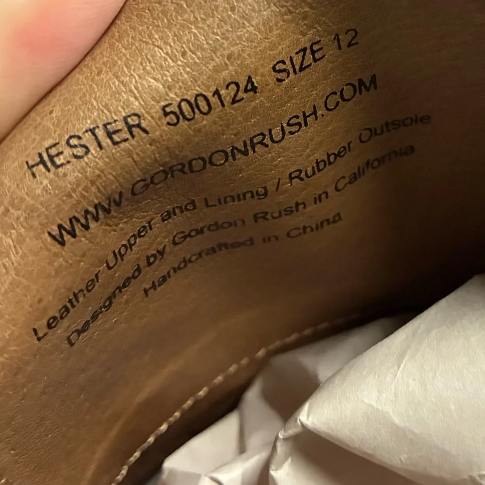 Gordon Rush Hester Black Leather Oxfords‎ Men’s Size 12 Lace Up Dress Shoes GUC